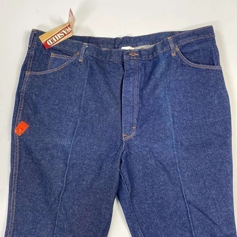 Vintage Dickies Branders Straight Leg Dark Wash Jeans 50x32 NWT
